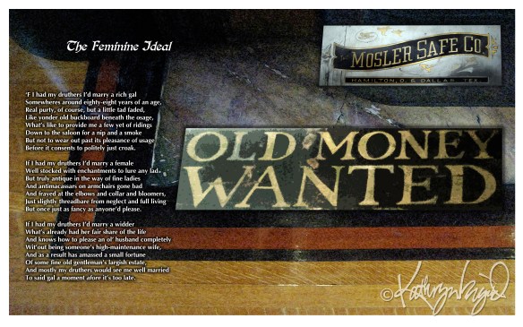 Western-style want ad for a woman