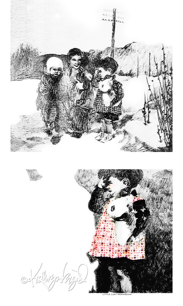 graphite and colored pencil on paper