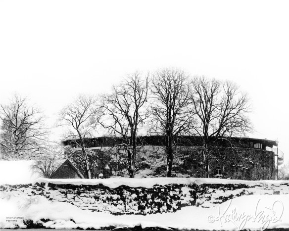 Kristiansands Festning BW photo