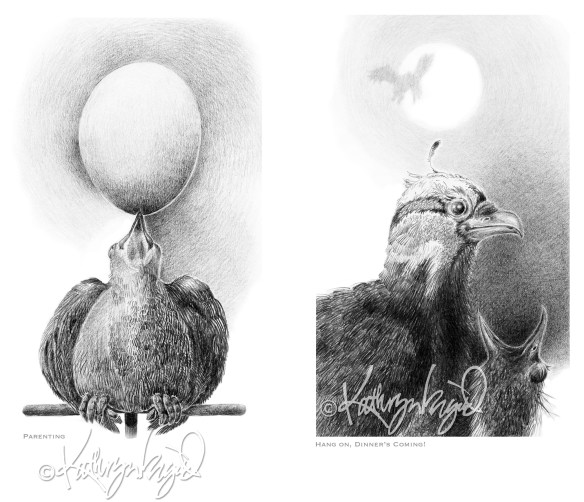 graphite drawings x2