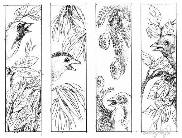 digitally enhanced graphite drawing