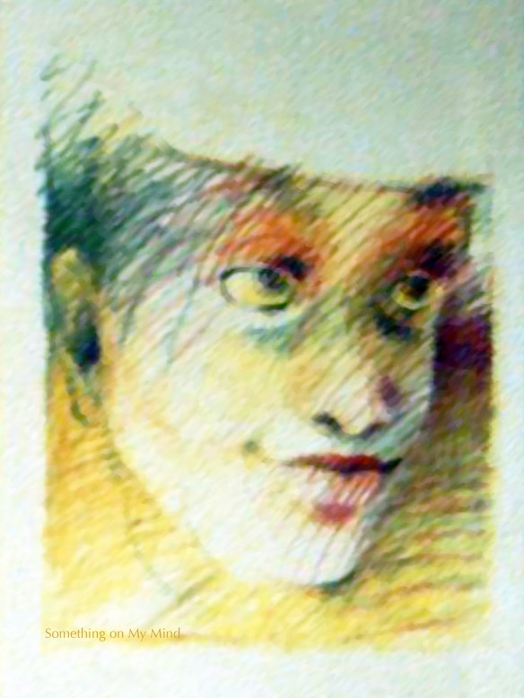 digital painting from an oil pastel original