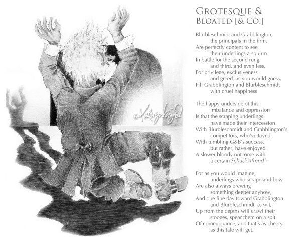 graphite drawing + text