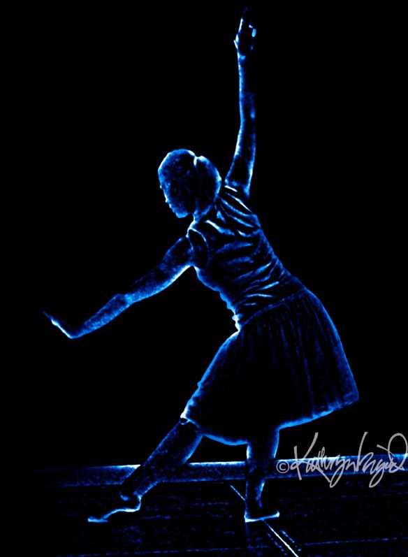 Curtsey digital painting from a photo