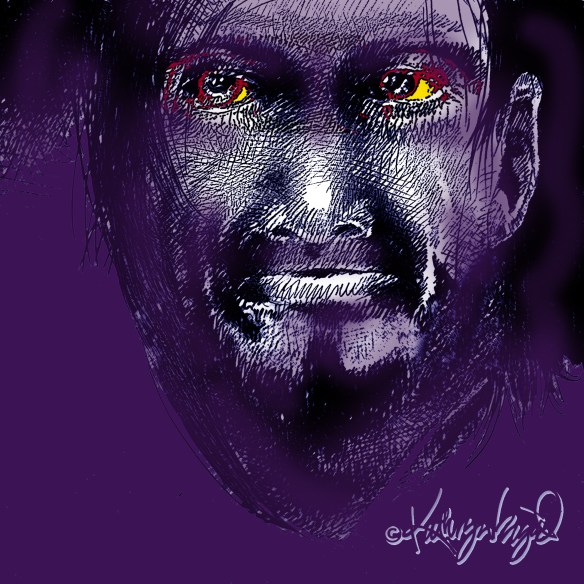 digital artwork from a drawing