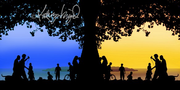 digital illustration from a photo