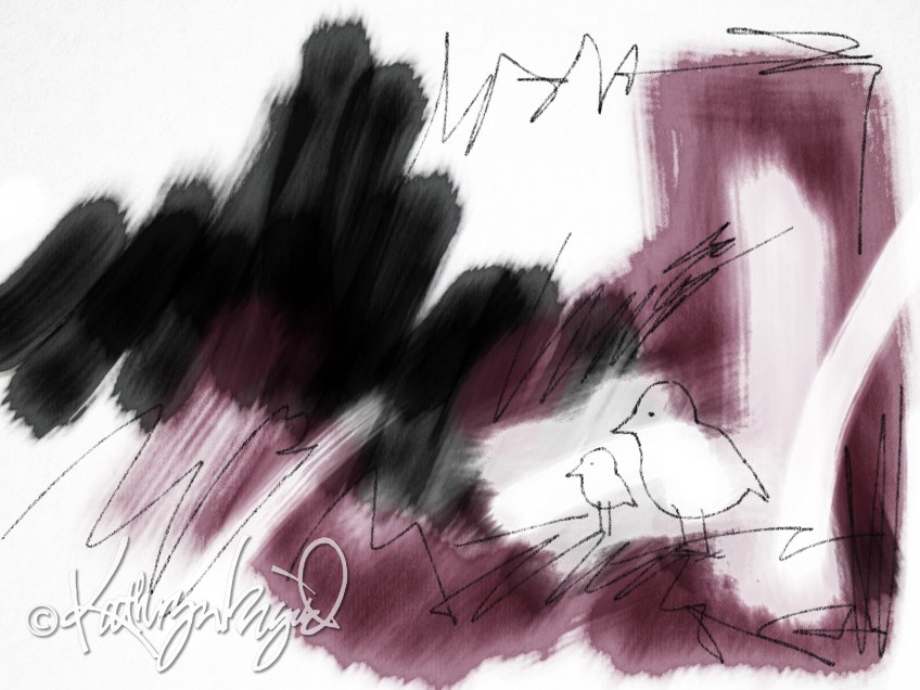 Digital illustration: Tweeting in the Twentieth Century