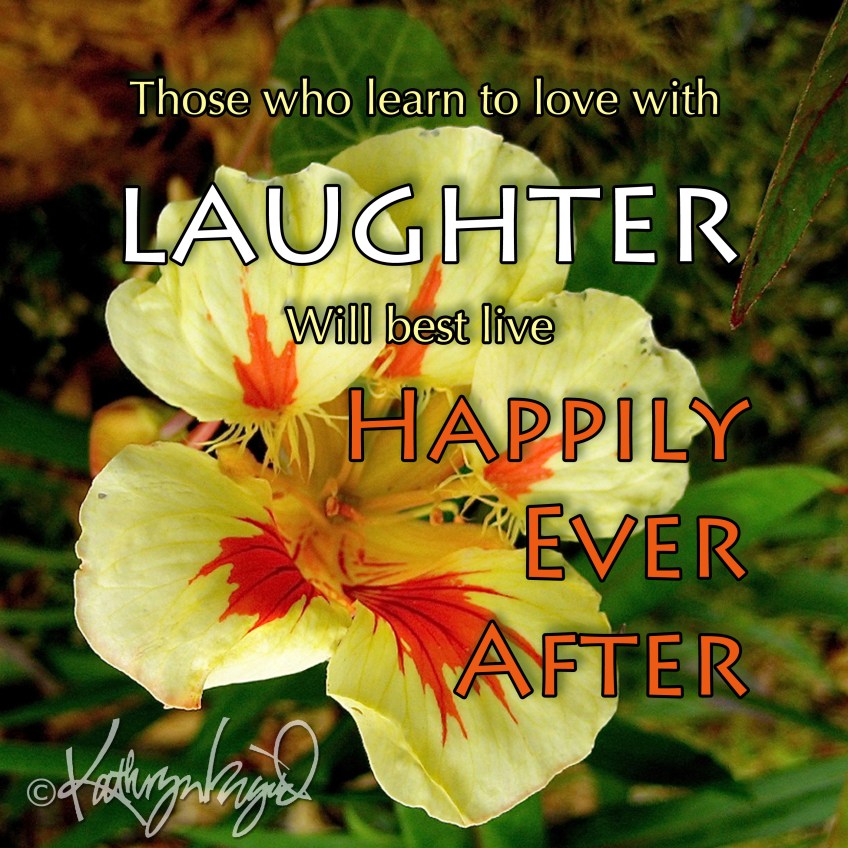 Digital artwork from a photo: Happily Ever Laughter