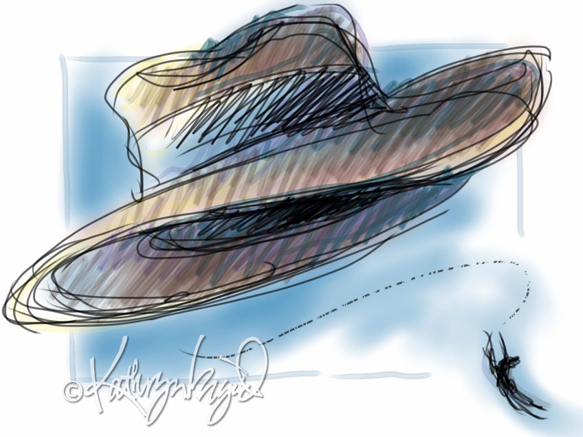 Digital illustration: Blow Me Down!