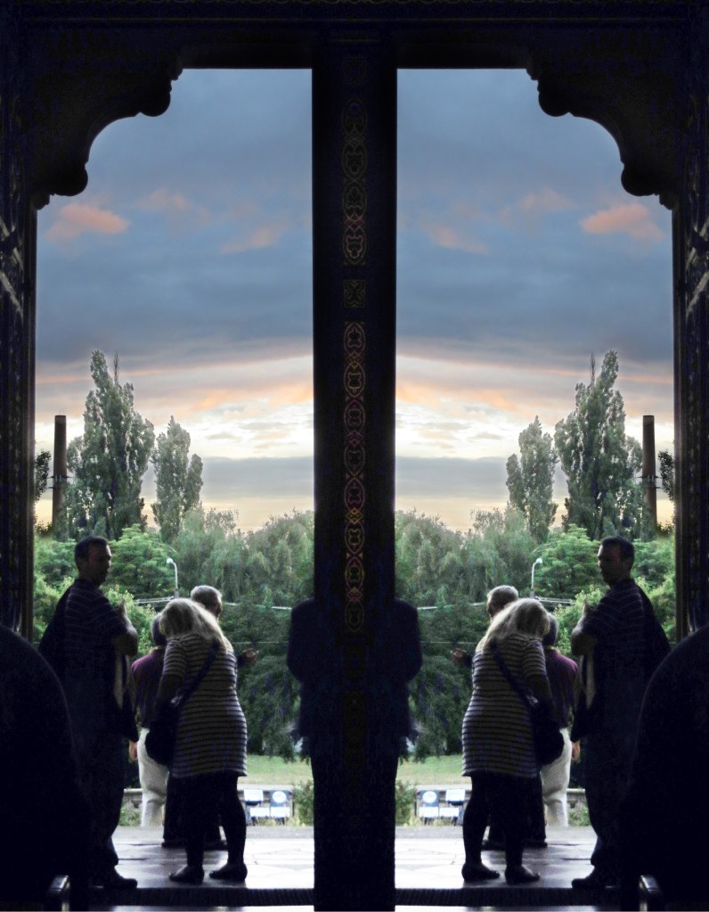 Digital artwork from a photo: Mythic Mirror