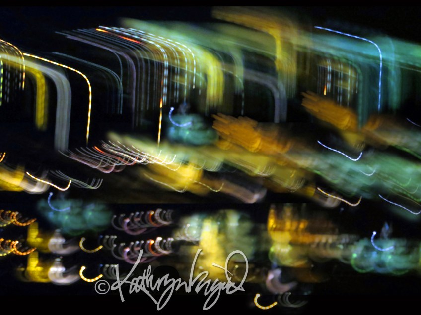 Digital illustration from a photo: From Darkness to Stars