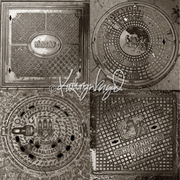 Photo Montage: Manhole Covers 1