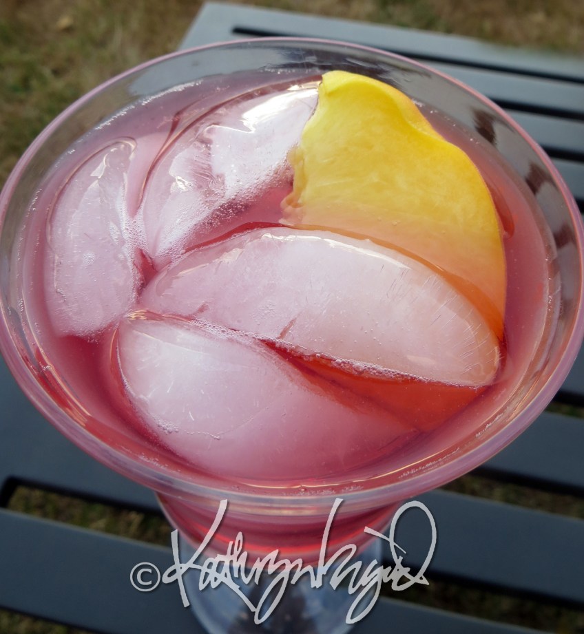 Photo: Iced Peaches in Rosé