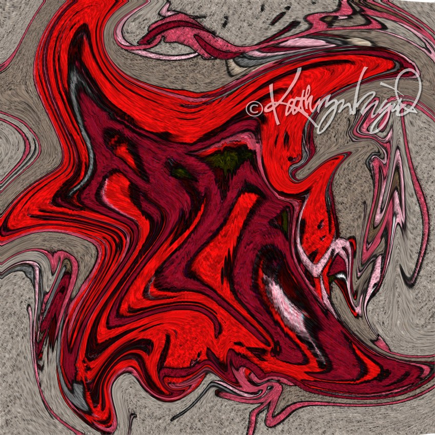 Digital illustration: Psychedelic Pstarfish