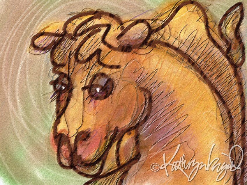 Digital illustration: Camel Companion