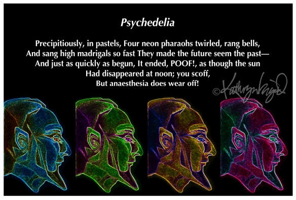 Digital illustration + text: Psychedelia