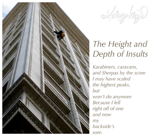 Photo: The Height and Depth of Insults