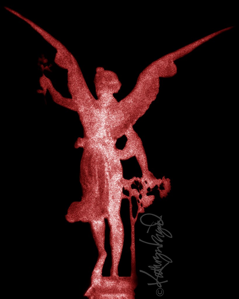 Digital illustration from a photo: Fragile Creatures