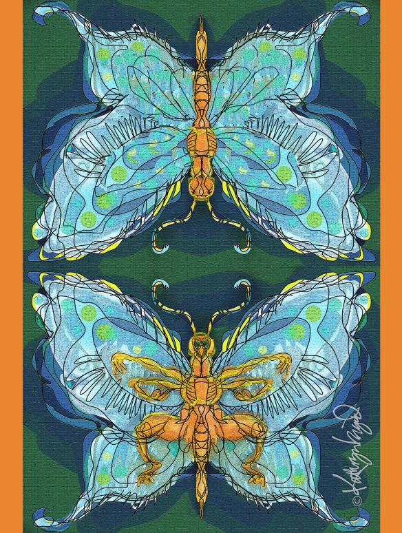 Digital illustration: Friendly Little Insect