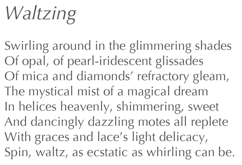 Text: Waltzing