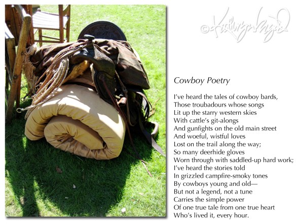 Photo + text: Cowboy Poetry