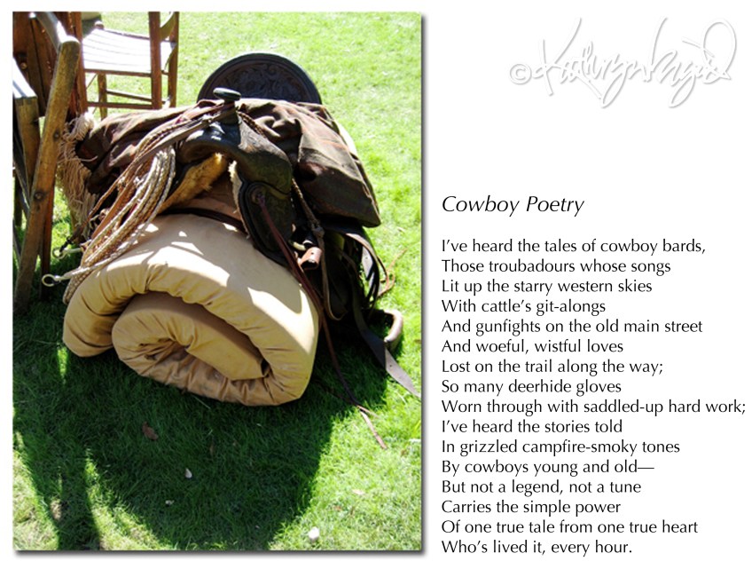Photo + text: Cowboy Poetry