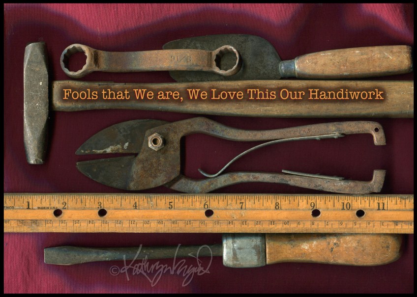 Digital illustration from a photo: I Made It Myself