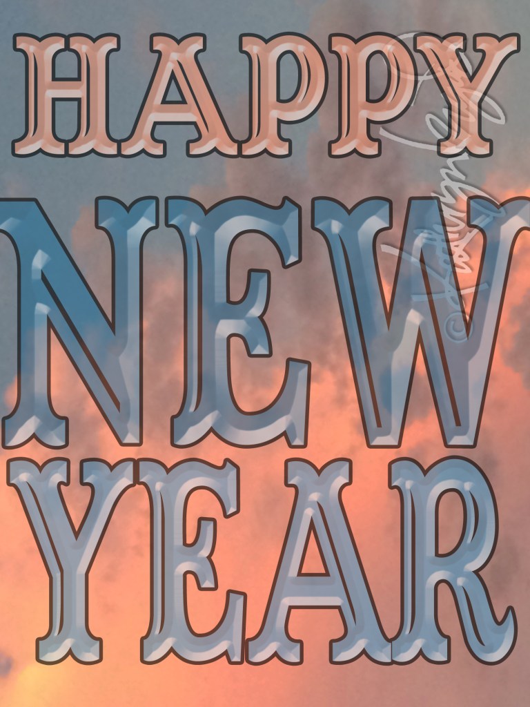 Digital illustration: Happy New Year