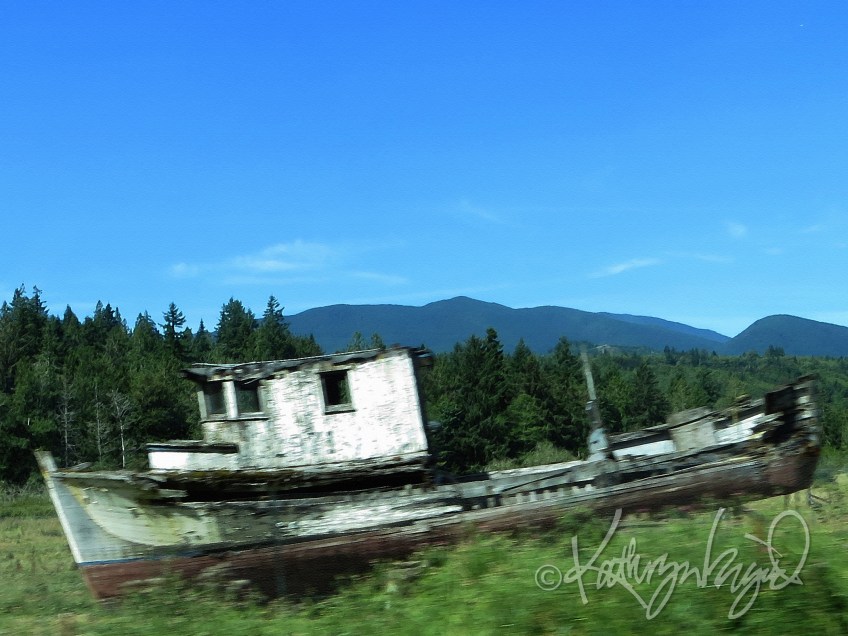 Digital painting from a photo: The Sea has Subsided