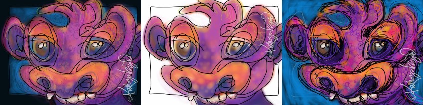 Digital illustration: The Wriggling Jellybaggle