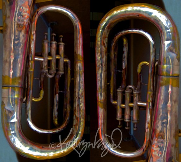 Digital illustration from a  photo: Feel Free to Horn In