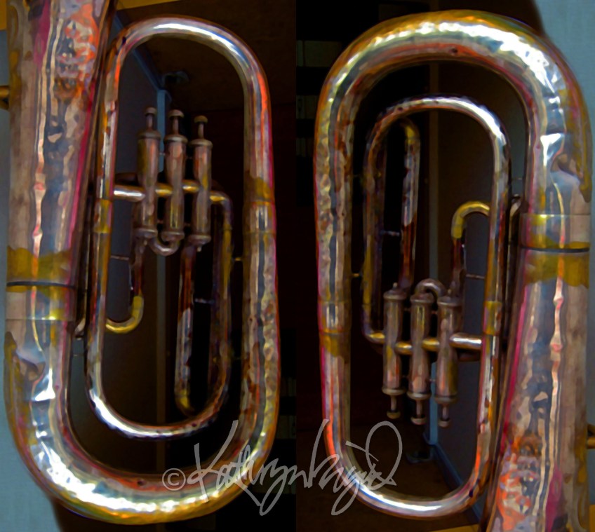 Digital illustration from a photo: Feel Free to Horn In