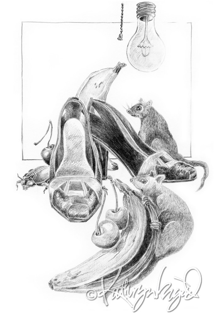 Graphite Drawing: Treasured Things