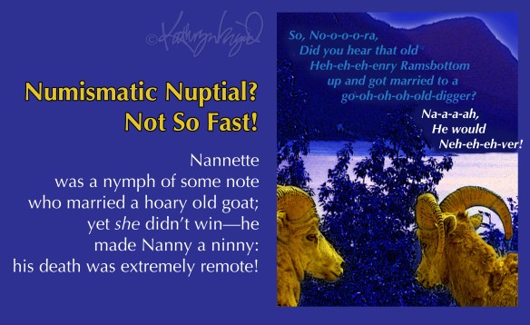 Digital illo + text: Numismatic Nuptial