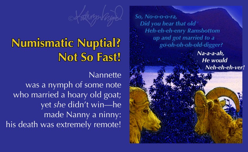 Digital illo + text: Numismatic Nuptial