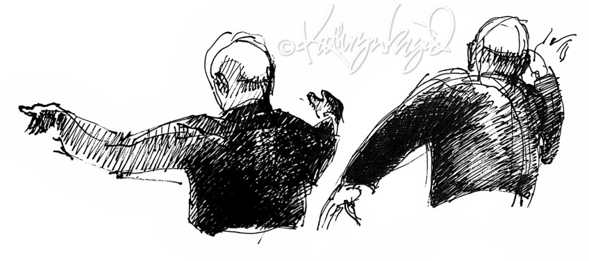 Pen & ink drawing: Transitory or Transitional