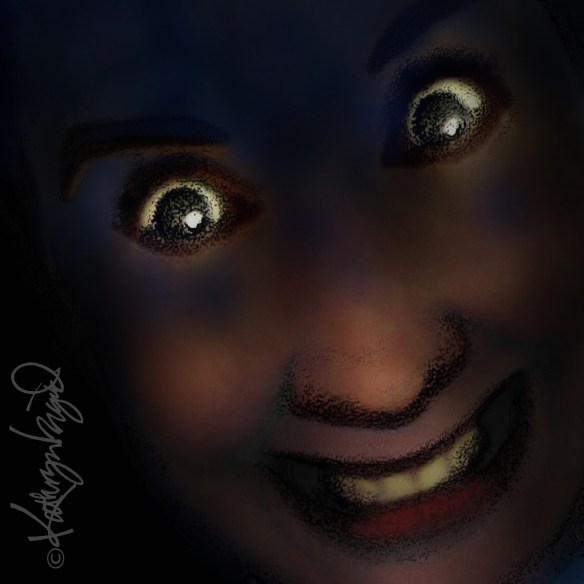 Digital illo: Naughty but Nice?