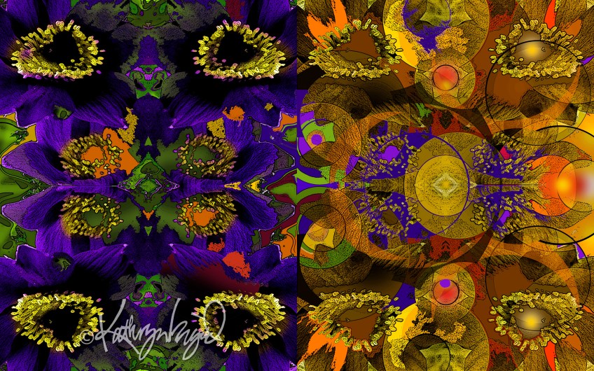 Digital illo: Psychedelic Food for Thought