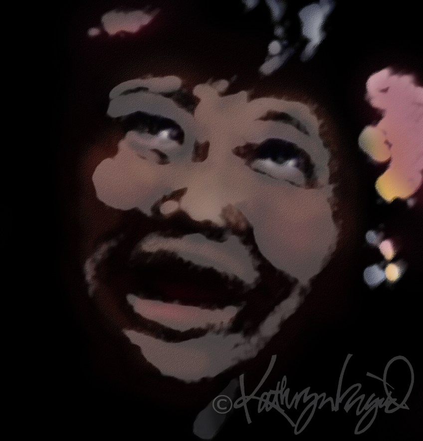 Digital illo: Miss Ella Calls