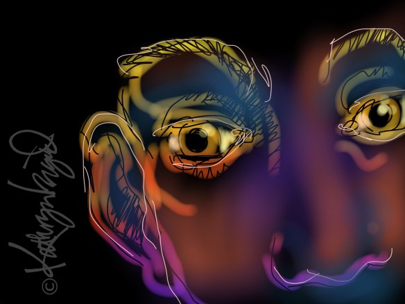 Digital illo: Not in Our Stars