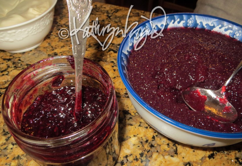 Photo: Purple Pudding in Two Movements