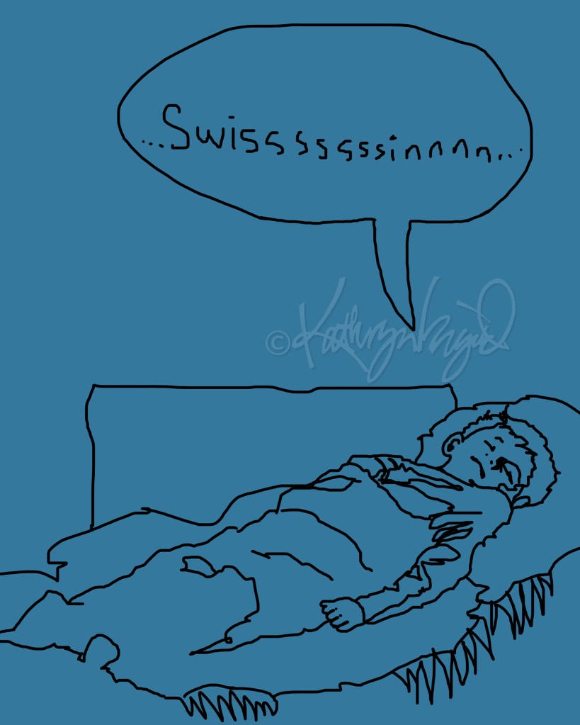 Digital illo: Just Swissin'