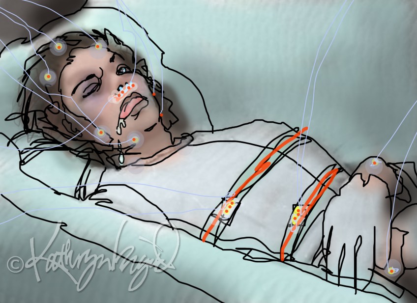 Digital illo: Sleeping Beauty