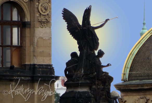 Digitally altered photo: Angel of Mercy