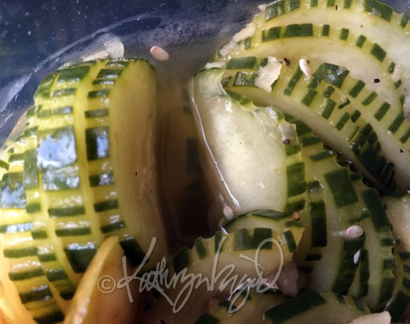 Photo: Concombres à la Japonaise