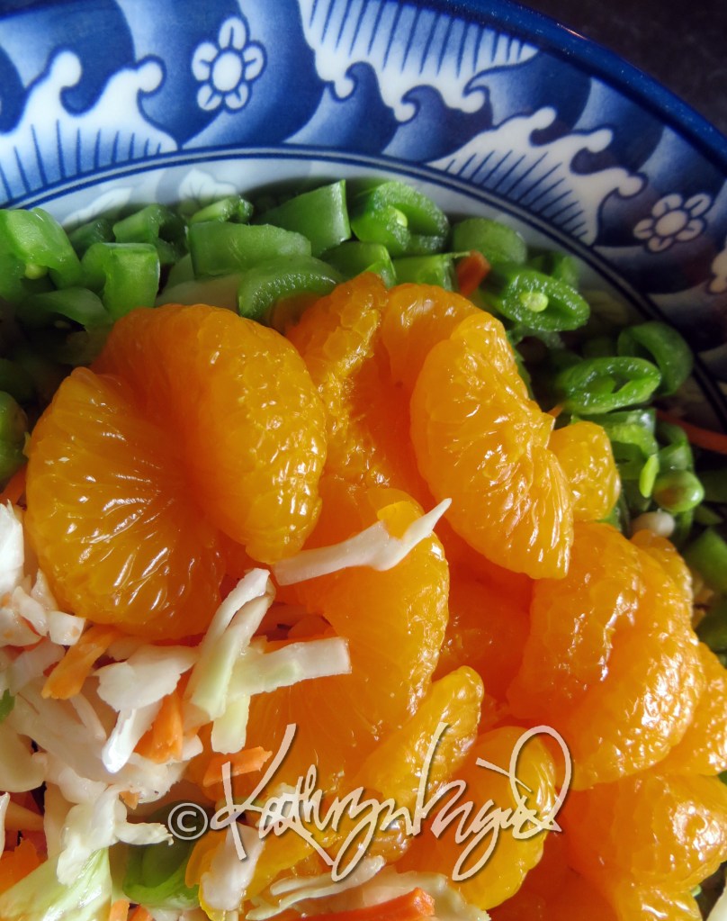Photo: Mandarins & Snap Peas on Top