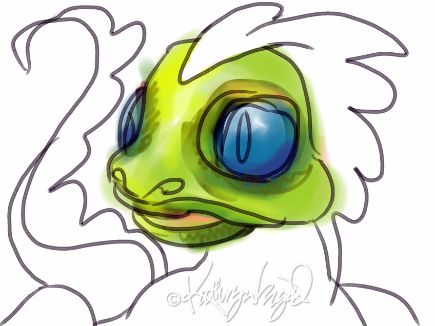 Digital illo: Little Alvin 1