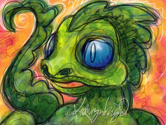 Digital illo: Little Alvin 3