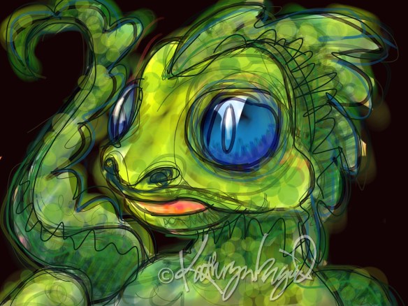 Digital illo: Little Alvin 4