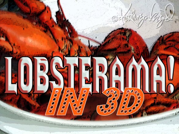 Digital illo from a photo: Lobsterama